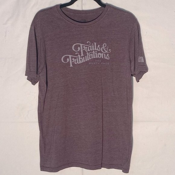 The North Face Other - 5/$25 THE North Face Trails & Tribulations Heathered Burgundy T-Shirt M